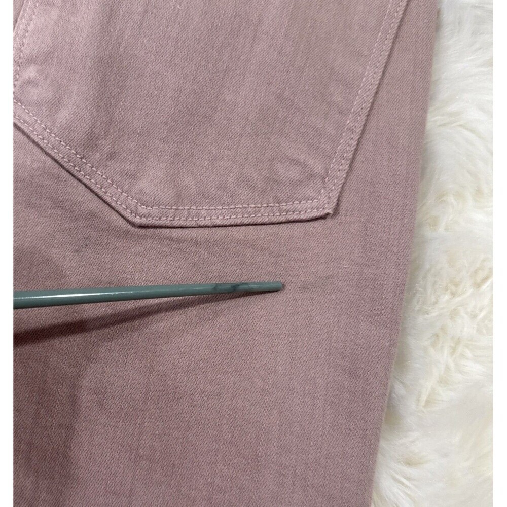 Frame X Aerin Le Crop Mini Boot Jeans 24 (25x26.5) Dusty Rose Ankle Hemmed Women - Picture 6 of 12